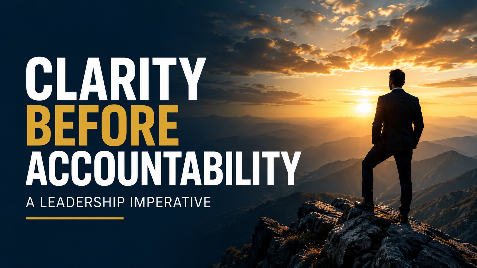 Clarity Before Accountability: A Leadership Imperative
